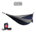 Grand Trunk Double Deluxe Parachute Nylon Hammock w/Straps Navy/Silver