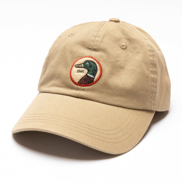 Duck Head Circle Patch Twill Hat Khaki