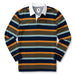 Duck Head Legacy Stripe Rugby Shirt Dark Forest Green