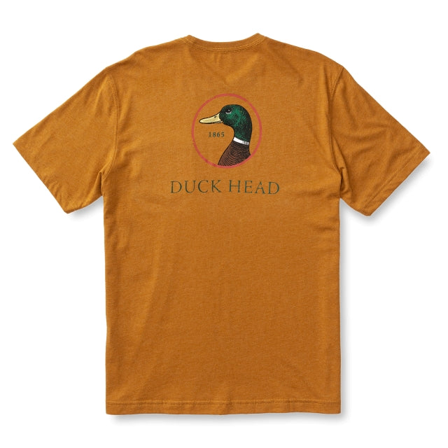 Duck Head Logo Short Sleeve T-shirt Honey Brown