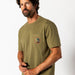 Duck Head Logo Short Sleeve T-shirt Moss Green