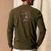 Duck Head Logo Long Sleeve T-shirt Dark Olive