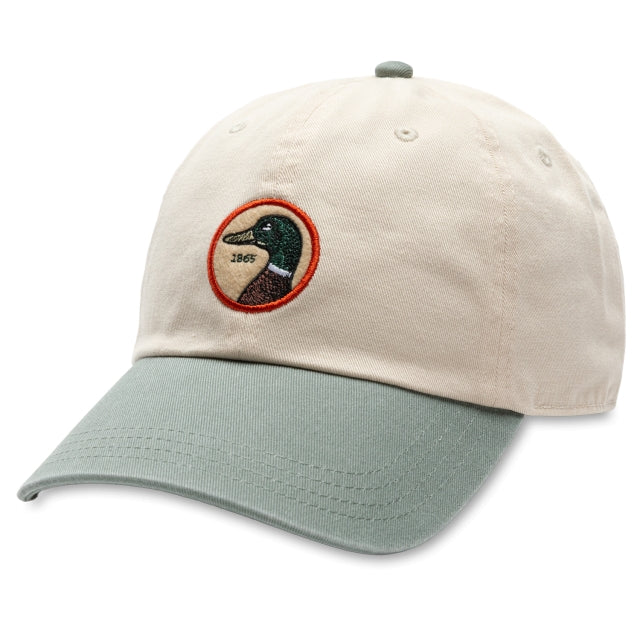 Duck Head Circle Patch Twill Hat cream