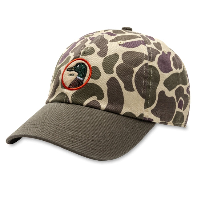 Duck Head Realtree Circle Patch Twill Hat - Original Camo Sandrift Khaki Camo