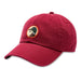 Duck Head Circle Patch Twill Hat Deep Red