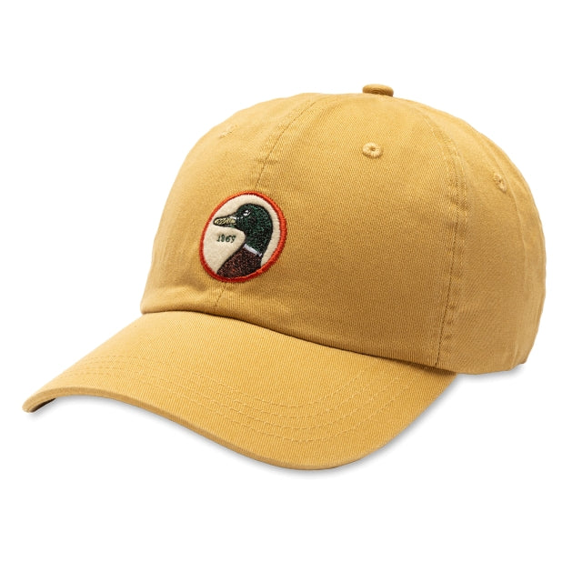 Duck Head Circle Patch Twill Hat Gold
