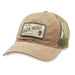 Duck Head Sanforized Patch Trucker Hat Khaki