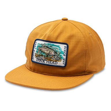 Duck Head Ripstop Unstructured 5-panel Hat - Deep Olive Harvest Spice