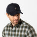 Duck Head Embroidery Logo Flannel Wool Hat - Heather Grey Maritime Blue Heather