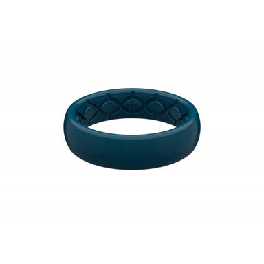 Groove Life Ring Satin Dark Ocean Thin Blue