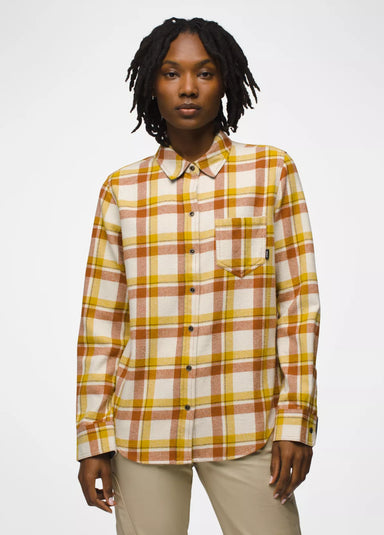Prana Golden Canyon Flannel Pikes Red