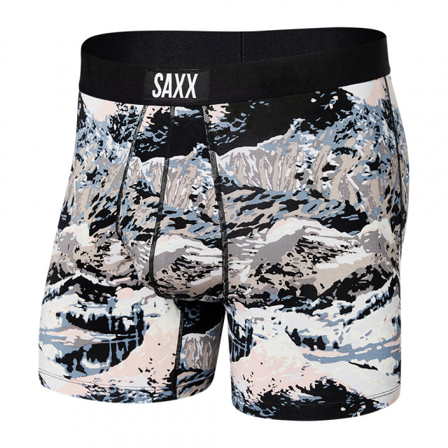 Saxx Ultra Super Soft Boxer Brief Fly Hot Dog Park Ranger- Blue