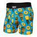 Saxx Ultra Super Soft Boxer Brief Fly Polka Pineapple- Blue