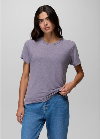 Prana Womens Cozy Up SS Crew taro