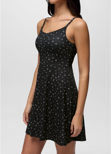 Prana Wistful Winds Tank Dress Black Blossom