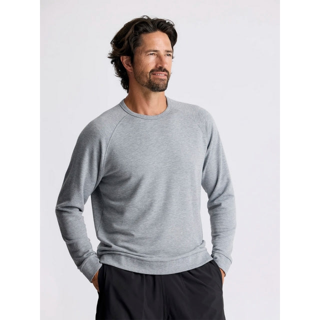 Free Fly Apparel Bamboo Lightweight Fleece Crew Heather Grey
