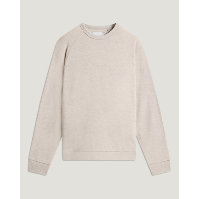 Free Fly Apparel Bamboo Lightweight Fleece Crew Heather Desert Tan