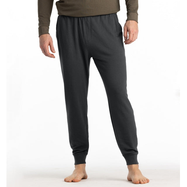 Free Fly Apparel Bamboo Lightweight Fleece Jogger Black Sand