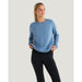 Free Fly Apparel Bamboo Lightweight Fleece Crew Windward Blue