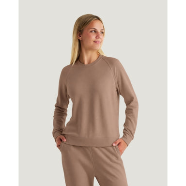 Free Fly Apparel Bamboo Lightweight Fleece Crew Fossil