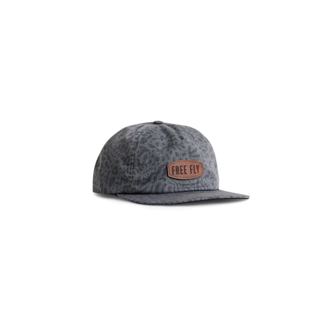 Free Fly Apparel Drifter Flat Brim Hat - Drifter Print - Fatigue Drifter Print - Fatigue