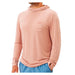 Free Fly Apparel Bamboo Lightweight Hoodie Orange Dusk