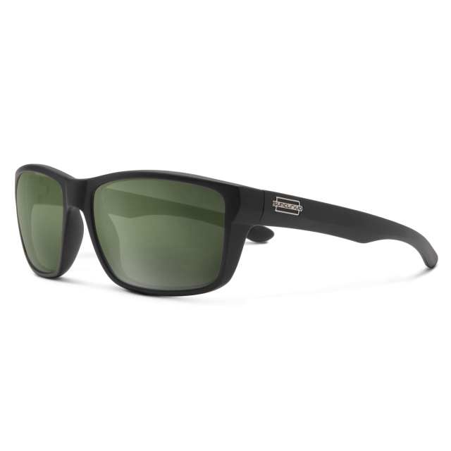 Suncloud Optics Mayor Black | Polar Gray Green
