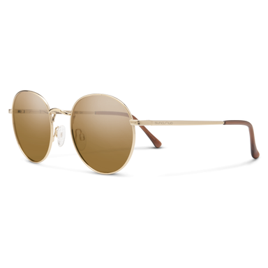 Suncloud Optics Bridge City Gold | Polarized Aqua Mirror