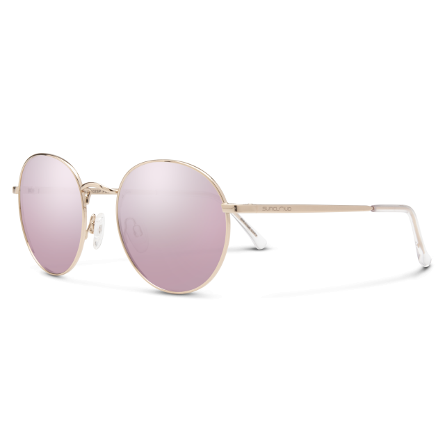 Suncloud Optics Bridge City Rose Gold | Polarized Pink Gold Mirror