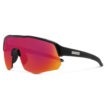 Suncloud Optics Cadence Black | Polar Red Mirror