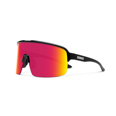 Suncloud Optics Amplify Black | Polarized Red Mirror