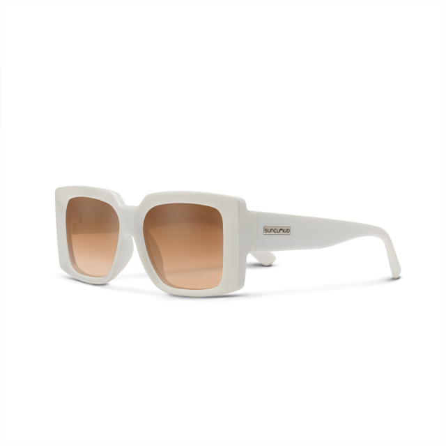 Suncloud Optics Astoria Ivory | Polarized Brown Gradient
