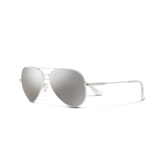 Suncloud Optics Hard Deck Silver | Polarized Silver Mirror