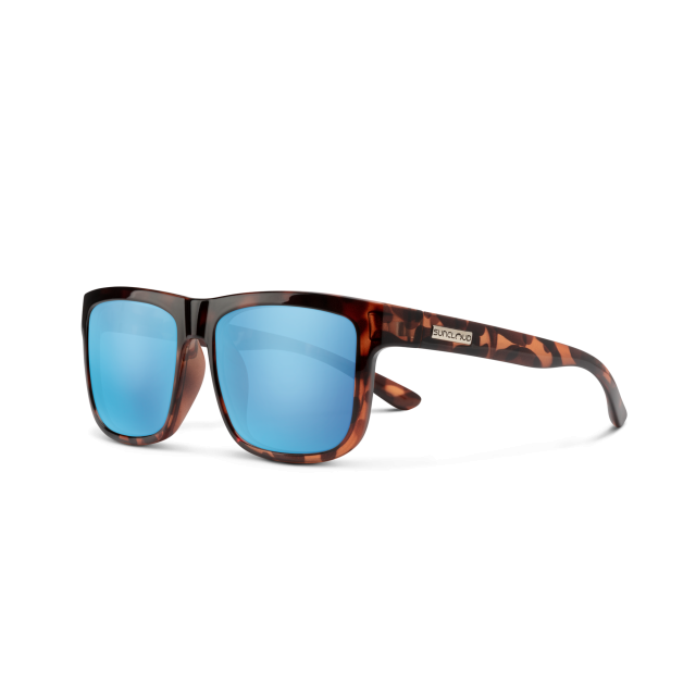 Suncloud Optics Quiver Tortoise | Polarized Aqua Mirror