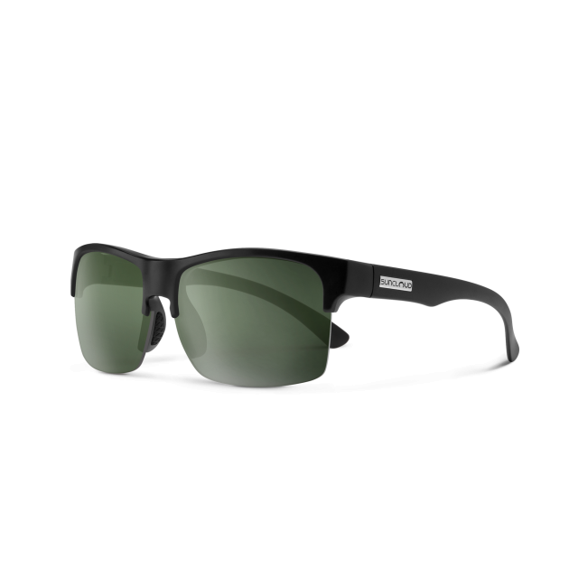 Suncloud Optics Rambler Lite Matte Black | Polarized Gray Green