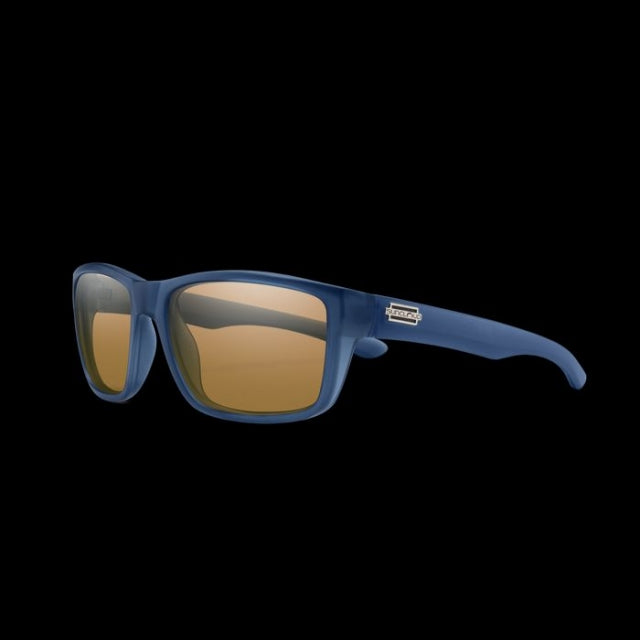 Suncloud Optics Mayor Matte Crystal Denim - Polarized Brown