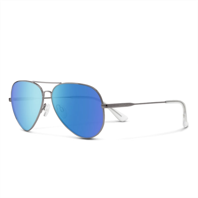 Suncloud Optics Hard Deck Gunmetal - Polarized Blue Mirror