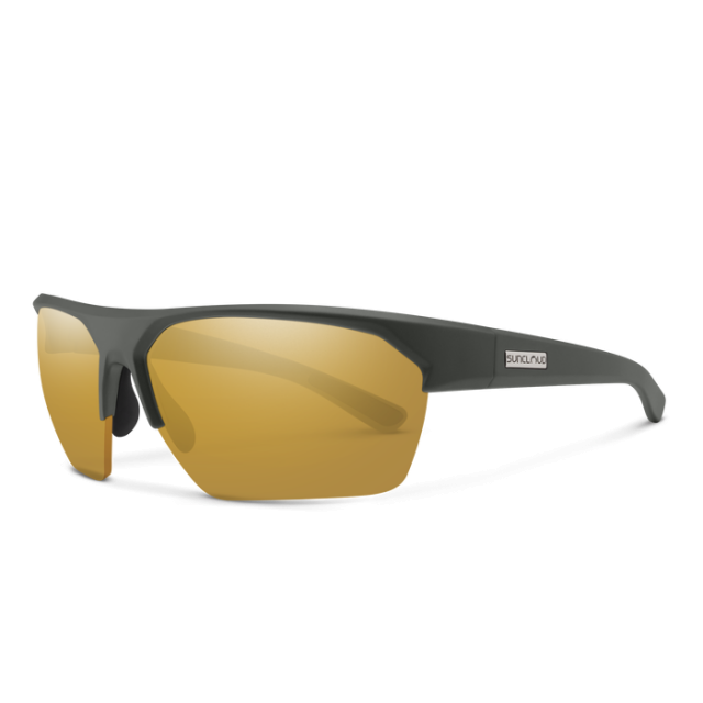 Suncloud Optics Rival Matte Olive - Polarized Sienna Mirror