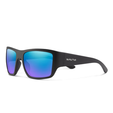 Suncloud Optics Sculpin Matte Black | Polarized Blue Mirror