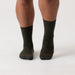 Wide Open Solid Cushioned Micro Crew Forest