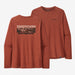 Patagonia Men's L/S Cap Cool Daily Graphic Shirt Fitz Roy Elements: Burl Red X-Dye