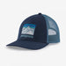 Patagonia Line Logo Ridge LoPro Trucker Hat New Navy