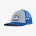 Patagonia P-6 Logo Lopro Trucker Hat Steam Blue
