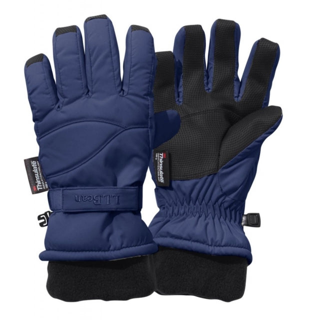 Ll Bean Brand Cold Buster Waterproof Glove ' Deepest Blue