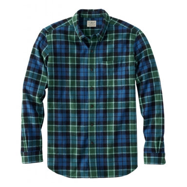 Ll Bean Brand Long Sleeve Scotch Plaid Flannel Shirt Regular Graham of Menteith