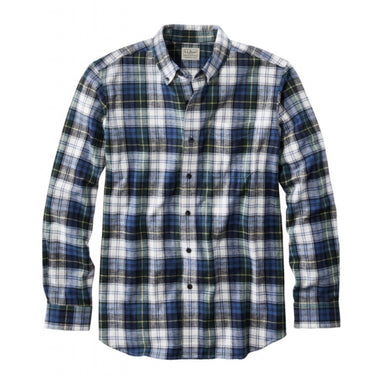 Ll Bean Brand Long Sleeve Scotch Plaid Flannel Shirt Regular Vintage Tartan