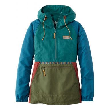 Ll Bean Brand Mountain Classic Anorak Multi Color Regular Spruce/Tuscan Olive