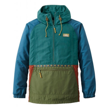 Ll Bean Brand Mountain Classic Anorak Multi Color Regular Spruce/Tuscan Olive