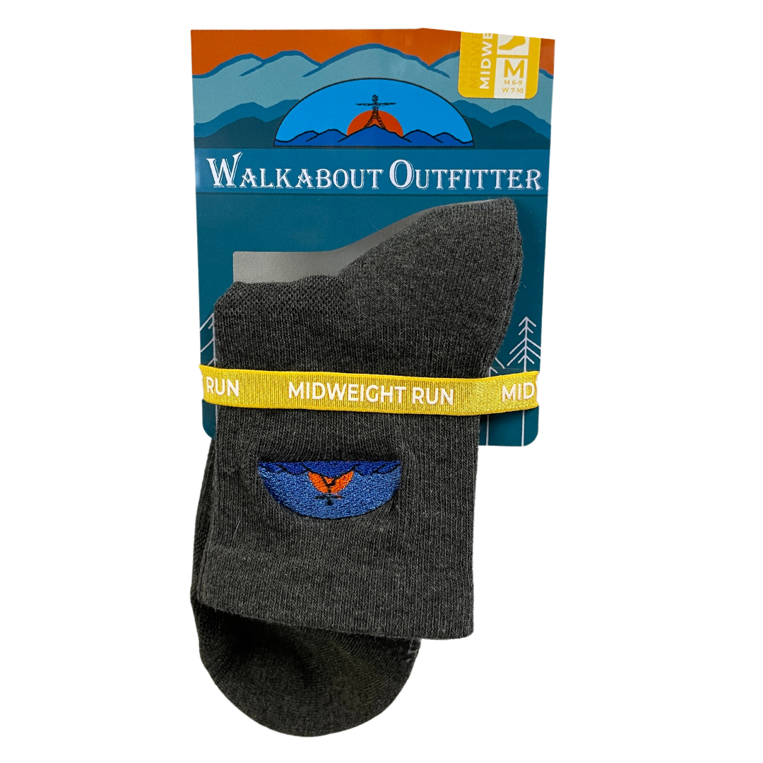 Walkabout Outfitter Walkabout Midweight Quarter Sock / Dark Grey
