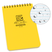 Rite In The Rain Weatherproof Top Spiral Notebook, 4" X 6", Yellow Cover, Universal Pattern (No. 146) Yellow